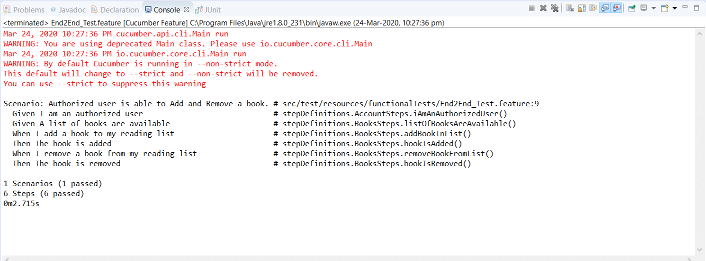 Share Test Context between Cucumber Step Definitions in Rest Assured